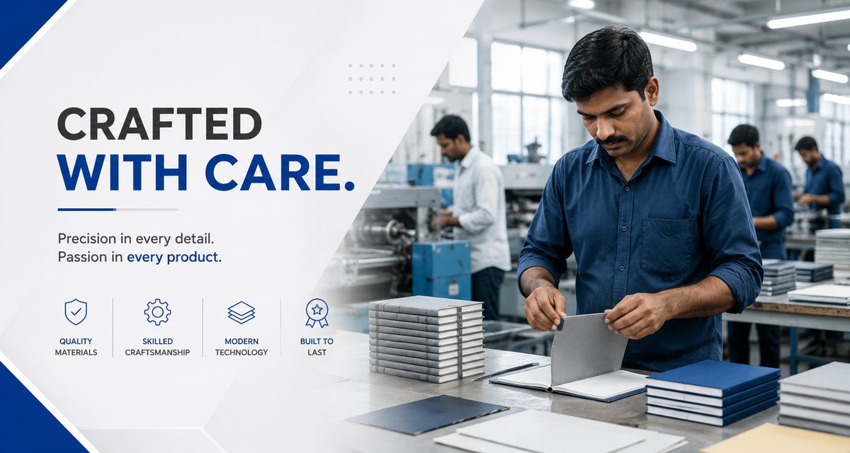 Crafted with care — precision in every detail, passion in every product